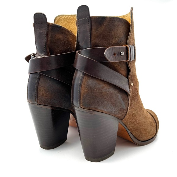 Rag & Bone Kinsey Suede Leather Strap Bootie - Picture 7 of 14